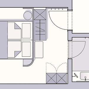Kamer met een King Size Bed